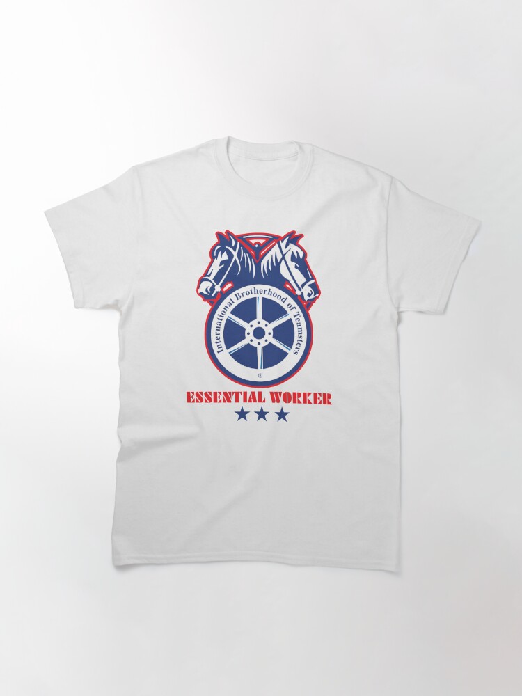 Discover Essential worker, Costco colors union warehouse worker Teamsters gifts T-Shirt