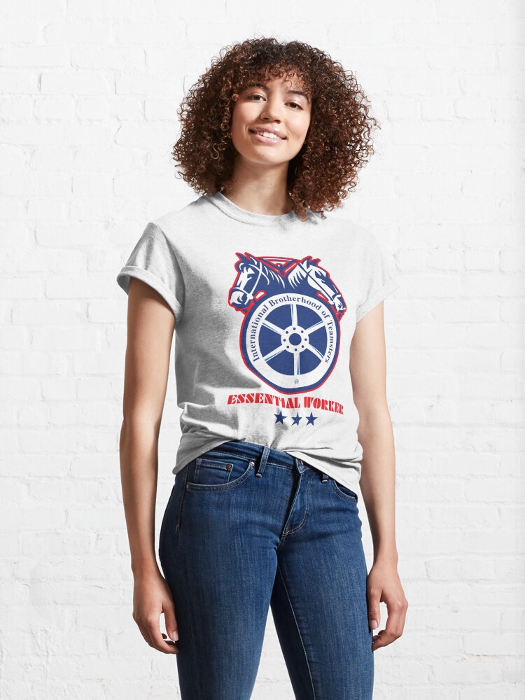 Discover Essential worker, Costco colors union warehouse worker Teamsters gifts T-Shirt