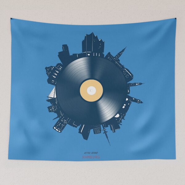 Item preview, hamburg skyline vinyl designed and sold by BekimART2.
