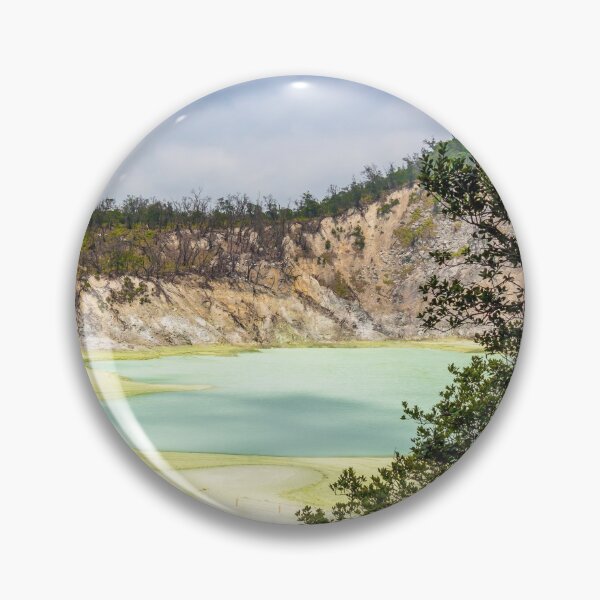 Item preview, A view over the Kawah Putih volcanic crater lake, Indonesia designed and sold by SnapTPhotograph.