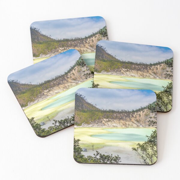 Item preview, A view over the Kawah Putih volcanic crater lake, Indonesia designed and sold by SnapTPhotograph.