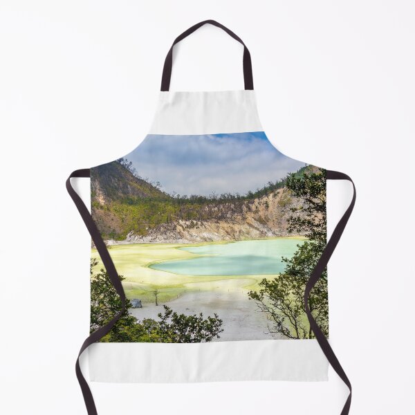 Item preview, A view over the Kawah Putih volcanic crater lake, Indonesia designed and sold by SnapTPhotograph.