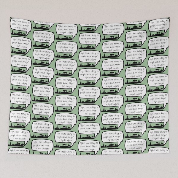 Item preview, Parks and Rec: April Ludgate on Talking to People designed and sold by BatemanBranding.