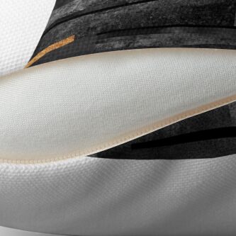 Alternate view of Urban Black & Gold Throw Pillow