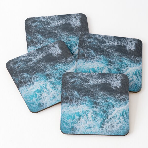Item preview, Ocean Blue and Navy Waves.  designed and sold by BEyourself be.