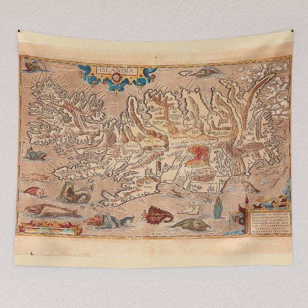 Item preview, ancient map of Islandia designed and sold by euphoria-rose.