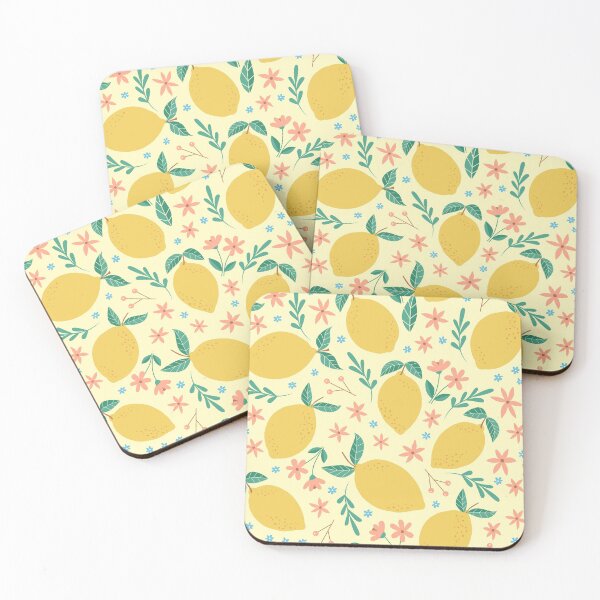 Item preview, Limones de verano en amarillo designed and sold by latheandquill.