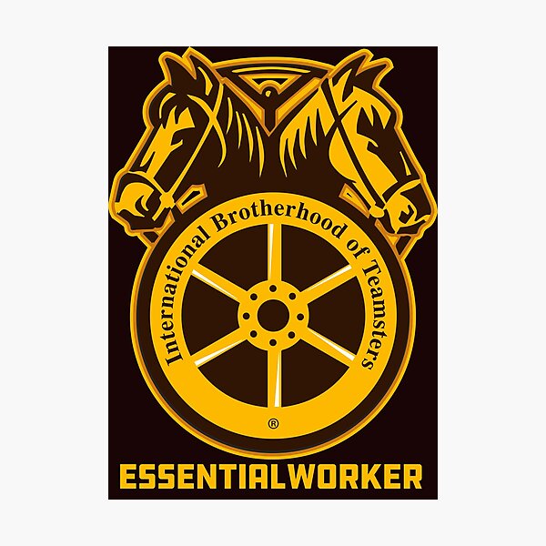 "UPS Worker, UPS Driver Gift, Teamster trucker UPS colors" Photographic