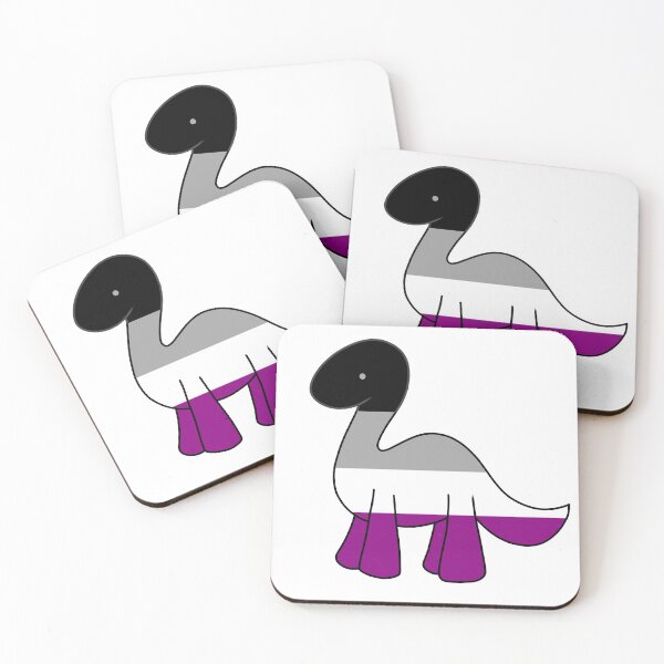 Item preview, Asexual Pride Dino designed and sold by vanillagutz.