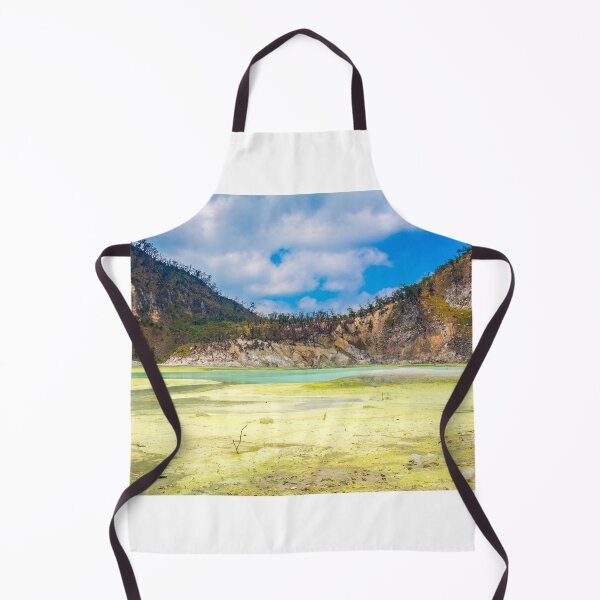 Item preview, The yellow sulphur deposits and blue lake of Kawah Putih, Indonesia designed and sold by SnapTPhotograph.