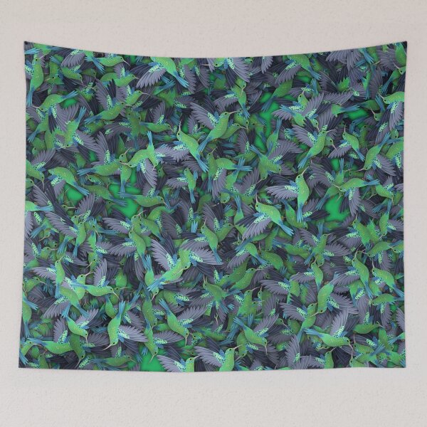 Item preview, Hummingbirds Pattern designed and sold by quarantineshop.
