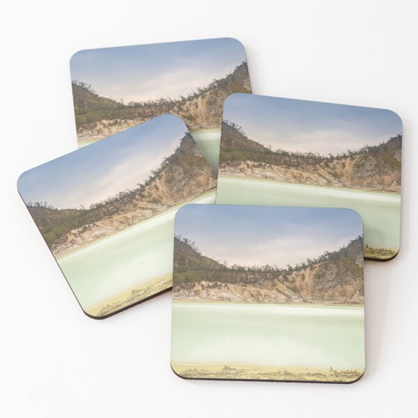 Item preview, Long exposure of Kawah Putih volcanic sulphur lake inside the crater, Indonesia designed and sold by SnapTPhotograph.