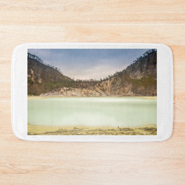 Item preview, Long exposure of Kawah Putih volcanic sulphur lake inside the crater, Indonesia designed and sold by SnapTPhotograph.