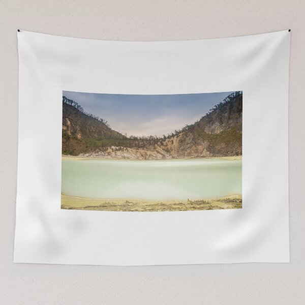 Item preview, Long exposure of Kawah Putih volcanic sulphur lake inside the crater, Indonesia designed and sold by SnapTPhotograph.