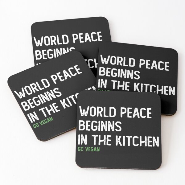 Item preview, World peace beginns in the kitchen designed and sold by noahs-shop.