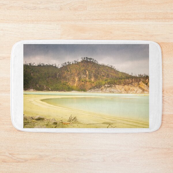 Item preview, Long exposure of Kawah Putih volcanic sulphur lake inside the crater, Indonesia designed and sold by SnapTPhotograph.