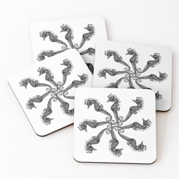 Item preview, SEAHORSES Mandala, Hippocamp lovers Gift designed and sold by AmazingEcraft.
