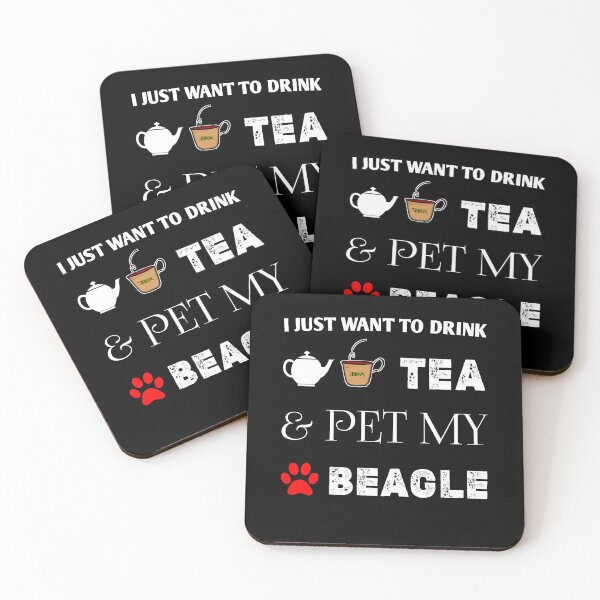 Item preview, Beagle Dog Lover Tea Drinker Funny Dog Mom,Beagle Tea Drinker Designs,Funny Beagle gifts,Beagle female dog,Tea Lover Quotes designed and sold by Essakhi12.