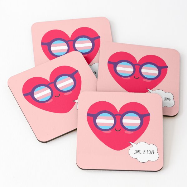 Item preview, Love is love - Transgender Valentines Day designed and sold by HappyLime.