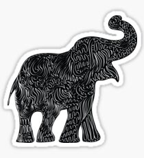 Pegatina Elefante