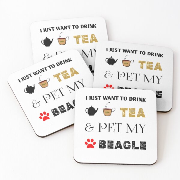 Item preview, Beagle Dog Lover Tea Drinker Funny Dog Mom,Beagle Tea Drinker Designs,Funny Beagle gifts,Beagle female dog,Tea Lover Quotes designed and sold by Essakhi12.