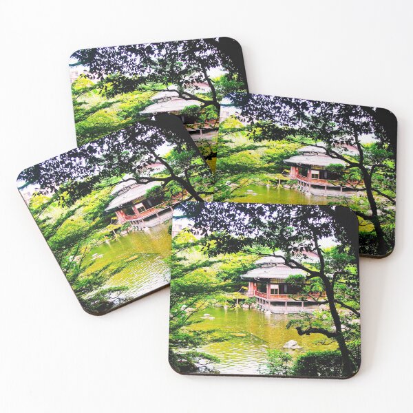 Item preview, Photography - Japanese garden and tea house  designed and sold by Karolien Kenis.