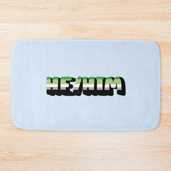 Item preview, Aromantic Pride Flag He/Him Pronoun designed and sold by EuropaPrints.
