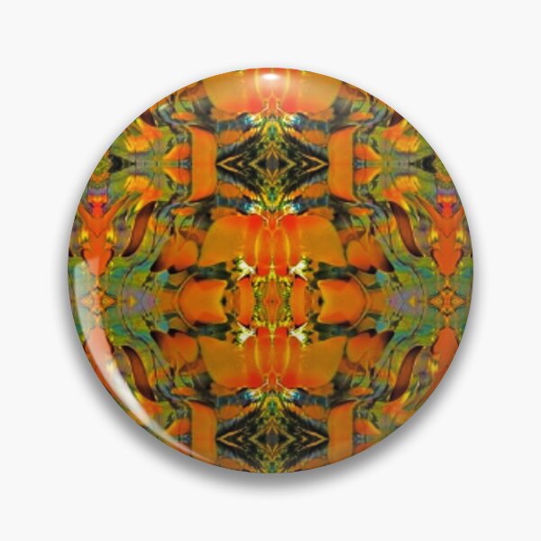 Item preview, Orange Golden Emeralds Designer pattern designed and sold by Aquila Light Pictures.