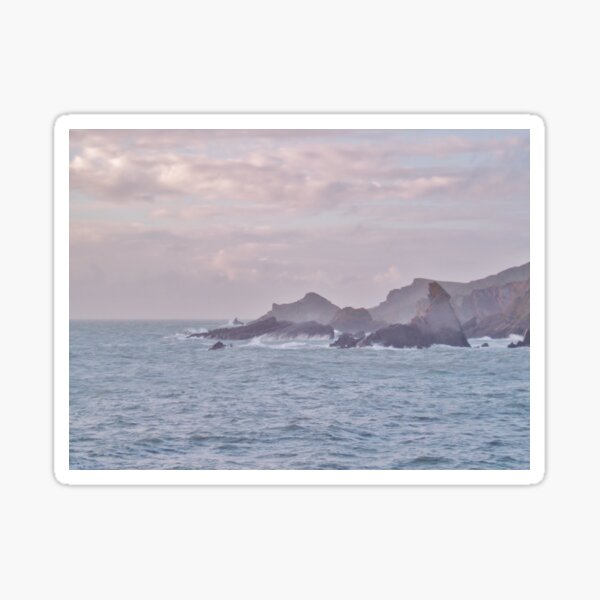 JAGGED EDGE ROCKS HARTLAND QUAY DEVON Sticker