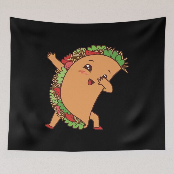 Item preview, Cute Kawaii Dabbing Tacos designed and sold by OnepixArt.