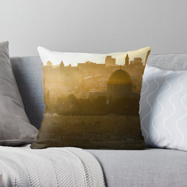 Holy City Throw Pillow