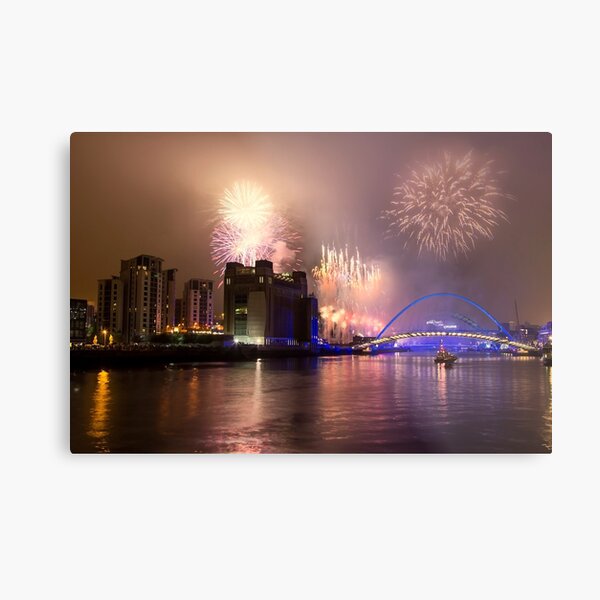 Newcastle Quayside Metal Print