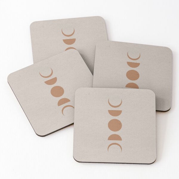 Item preview, Boho moon phases art - Bohemian minimalistic decor designed and sold by Spirit-Art.