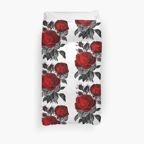 Red Rose Duvet Covers Redbubble