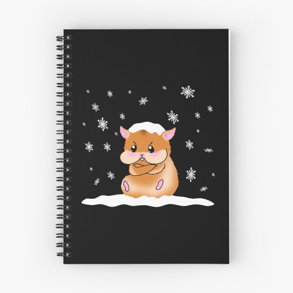 Item preview, A Cute Brown Hamster With Angry Facial Expression Sitting In The Snow designed and sold by Paulina Vanlife.