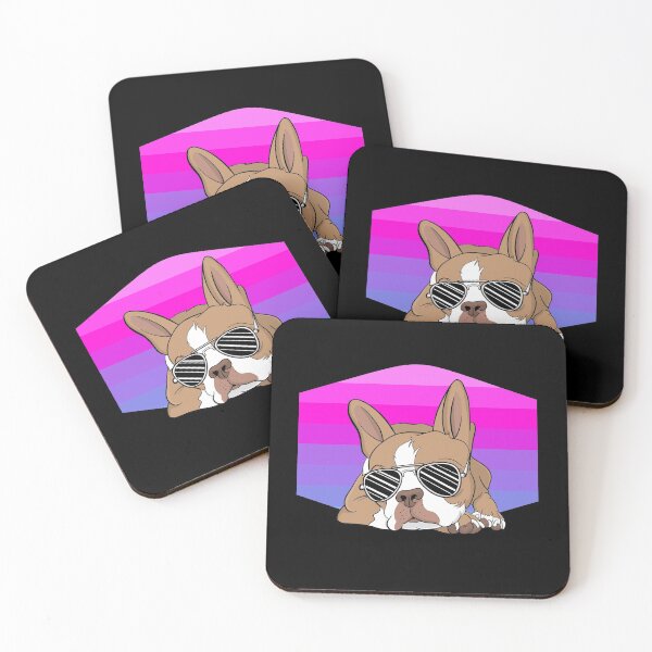 Item preview, Boston Terrier Vintage Retro Cool 80s Bostie with Sunglasses designed and sold by wdyoungblood.