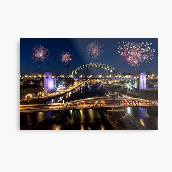 Newcastle Quaysideside Metal Print