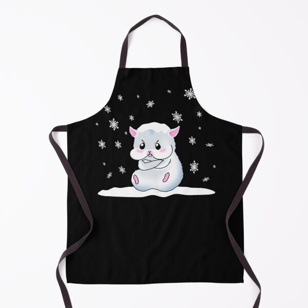 Item preview, A Cute Grey Hamster With Angry Facial Expression Sitting In The Snow designed and sold by Paulina Vanlife.
