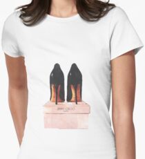 Jimmy Choo Shoes Women's Fitted T-Shirt