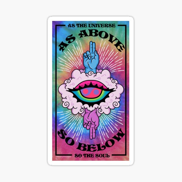 Item preview, As Above, So Below designed and sold by Third3y3Kreationz.