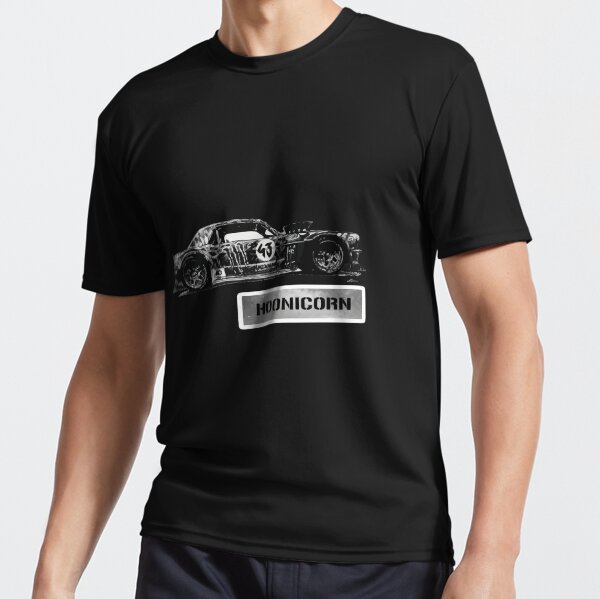 Hoonicorn drawing black and white best gift for drift passionate Active T-Shirt