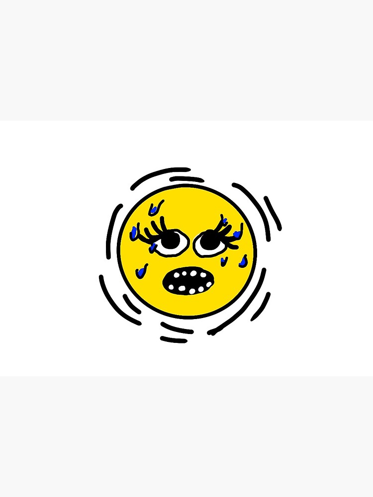 Cursed Emoji: Agony Sticker for Sale by ayliens596