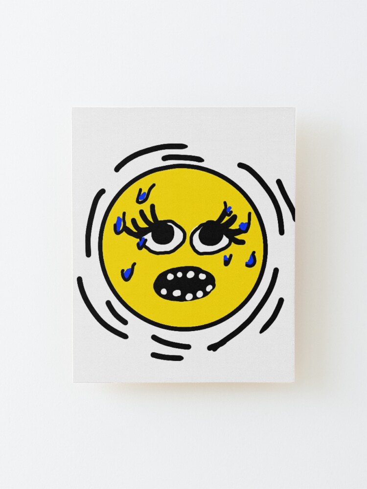 Cursed Emoji: Agony Sticker for Sale by ayliens596