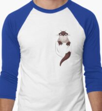 Otter in your pocket! Men's Baseball Âľ T-Shirt