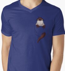 Otter in your pocket! Men's V-Neck T-Shirt