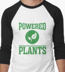 Powered by plants Men's Baseball ¾ T-Shirt