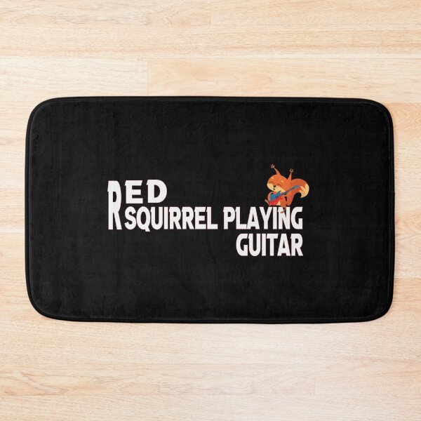 Item preview, red squirrel playing guitar, gift squirrel playing guitar, Funny red squirrel,  red squirrel American cute designed and sold by HananDesign13.