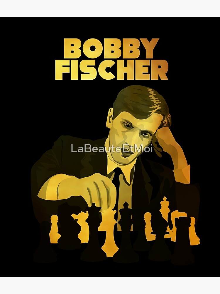 Bobby fischer smooking Art Board Print by LoveGalBlackTan