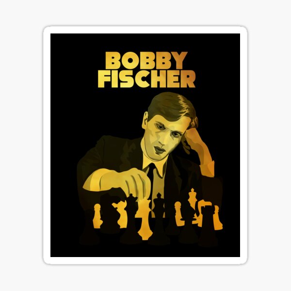 Bobby Fischer, World Champion of Chess Sticker
