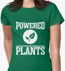 Powered by plants Women's Fitted T-Shirt